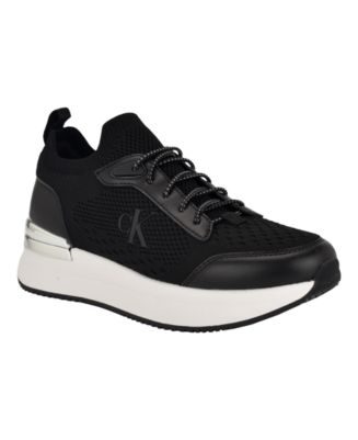 スニーカー   Cayle Logo Casual Lace-Up Sneakers Calvin Klein Women's Cayle Casual Sneaker | Famous Footwear