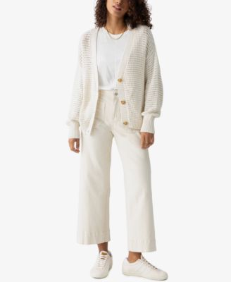 Sanctuary - Women's Falling For Fall Button-Front Cotton Cardigan