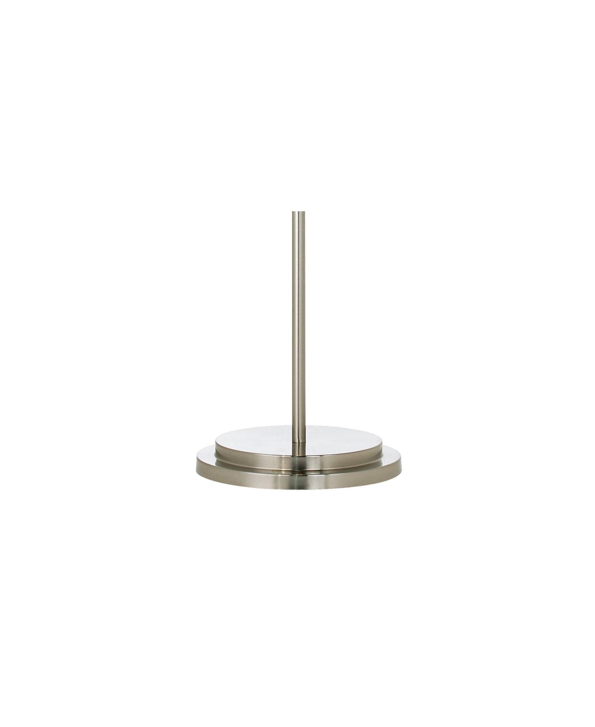 Possini Euro Design Simplicity Modern Minimalist Floor Standing Lamp Tall Brushed NickelMetal Off White Tapered Drum Shade Decor for Livin