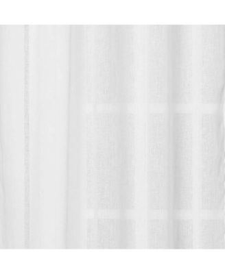 Superior Linen Sheer - Solid Linen Curtain Panel with Rod Pocket