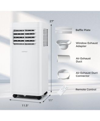 Portable Air Conditioner 3 in 1 AC Unit with Fan and Dehumidifier-8000 BTU