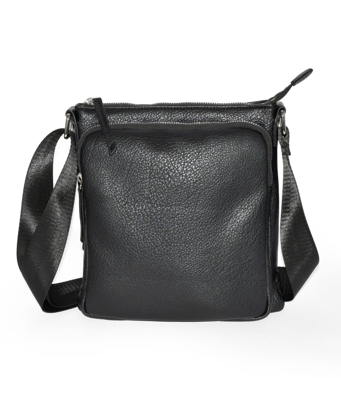 Женская сумка Nicci Crossbody Bag with Front Zipper Pocket, цвет: Чёрный — фото 3