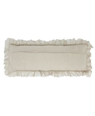 Sheer Ruffle Pillow Cover, 14"x 42"