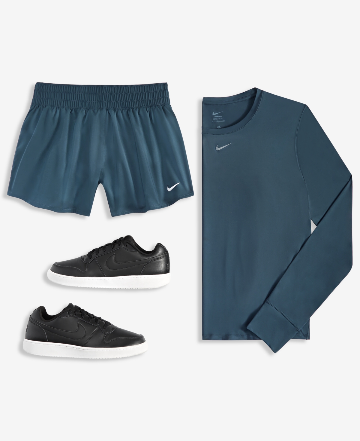 Nike Women's One Classic Dri-fit Long-Sleeve Top -black