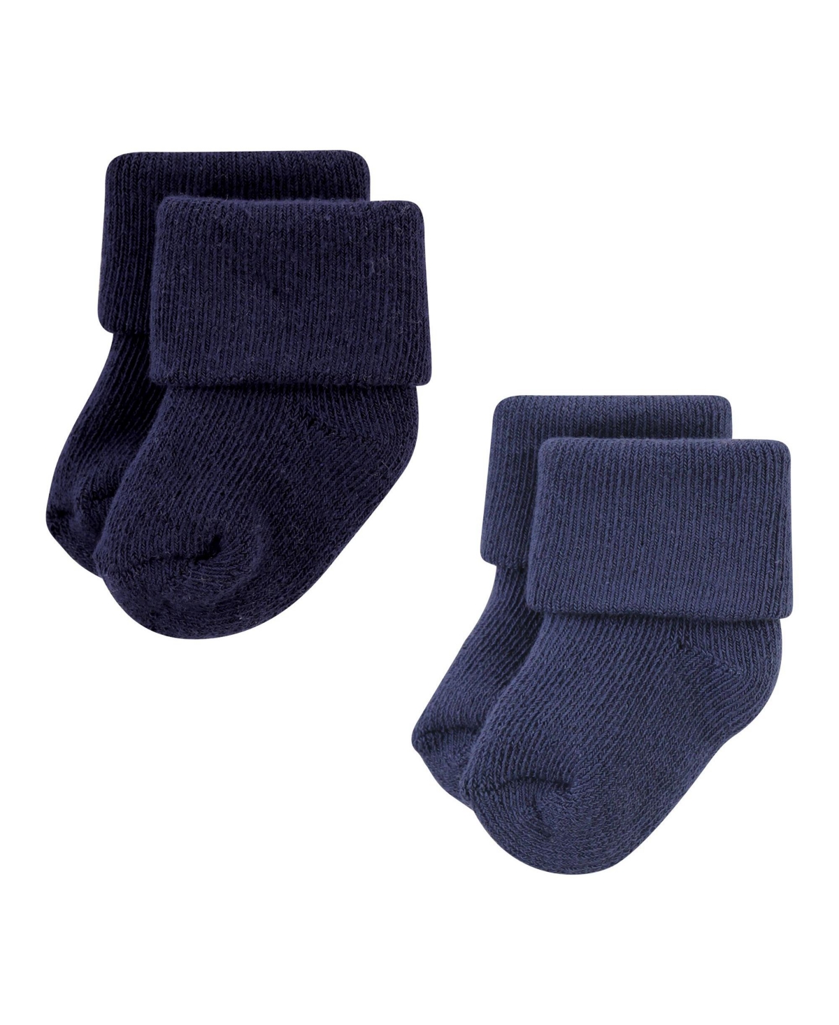 Hudson Baby Baby Boys Cotton Rich Newborn and Terry Socks, Solid Blue Gray 8 Pack Terry - Solid blue gray 8 pack terry