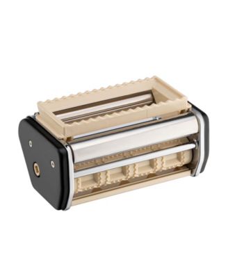 4 Pc Pasta Machine with Spaghetti/Fettuccine, Ravioli and Lasagna Attachments