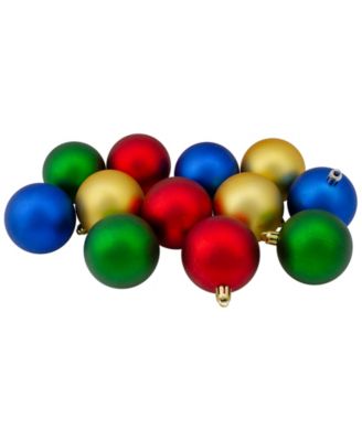 Shatterproof 2-Finish Christmas Ball Ornaments 2.5-Inch