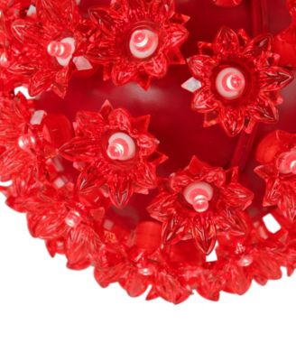LED Starlight Sphere Hanging - 6-Inch - Red Lights