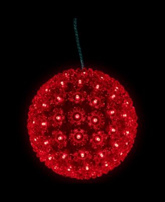 LED Starlight Sphere Hanging - 7.5-Inch - Red Lights
