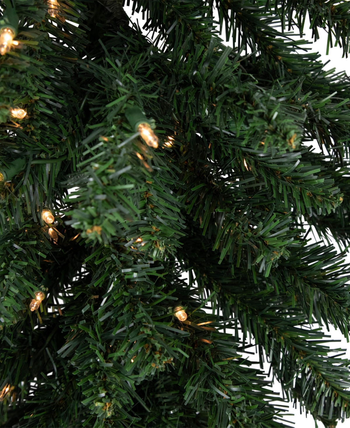 Northlight 3' Buffalo Fir Artificial Christmas Wall Or Door Tree In Green