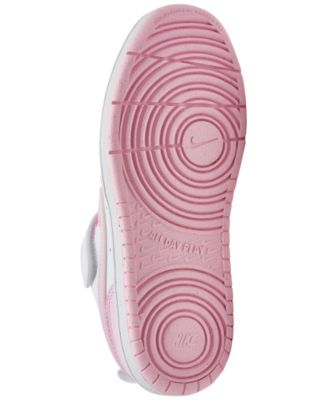 Little Girls Court Borough Low Recraft Adjustable Strap Casual Sneakers from Finish Line