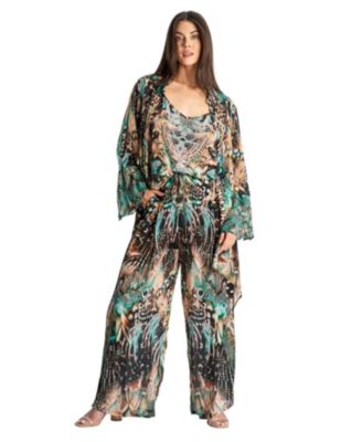 Women's 2 Piece Printed Pants Set