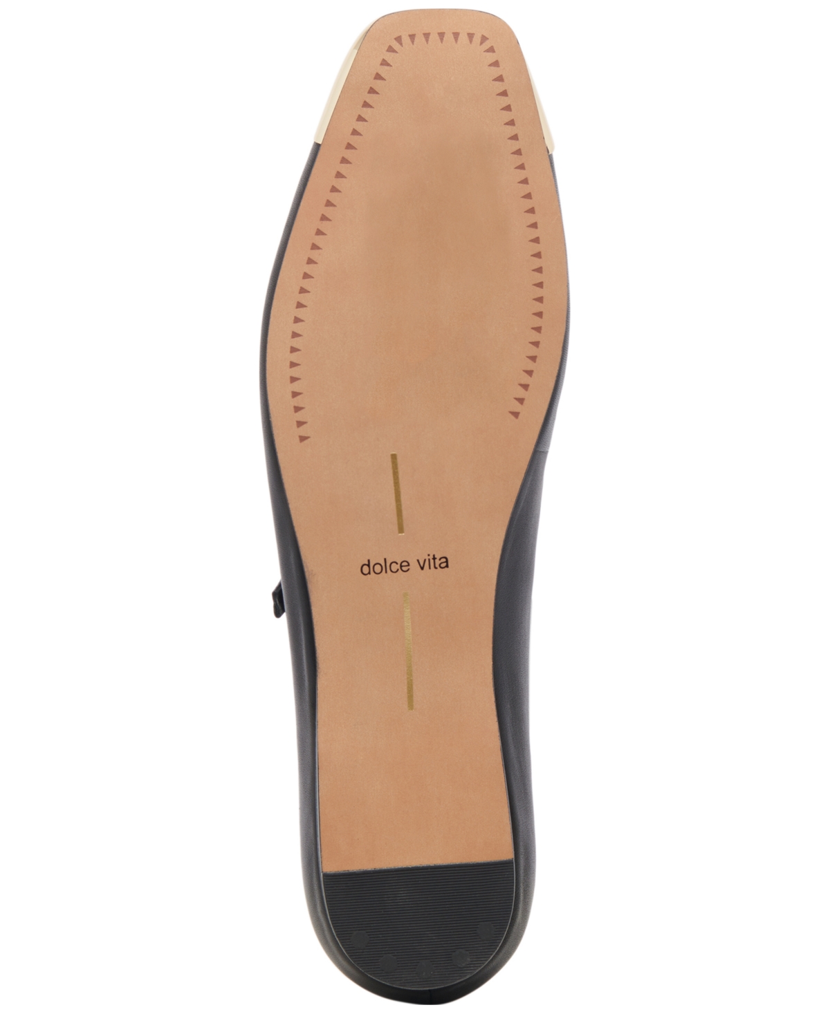 Dolce Vita Women's Reyes Cap-Toe Mary Jane Ballet Flats -Gold