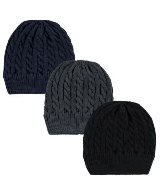 Unisex Triple Knit Hat Set