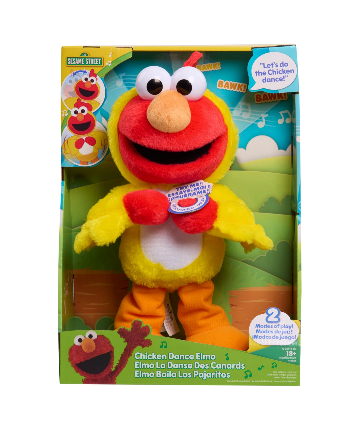 Sesame Street Chicken Dance Elmo Plush Toy In No Color
