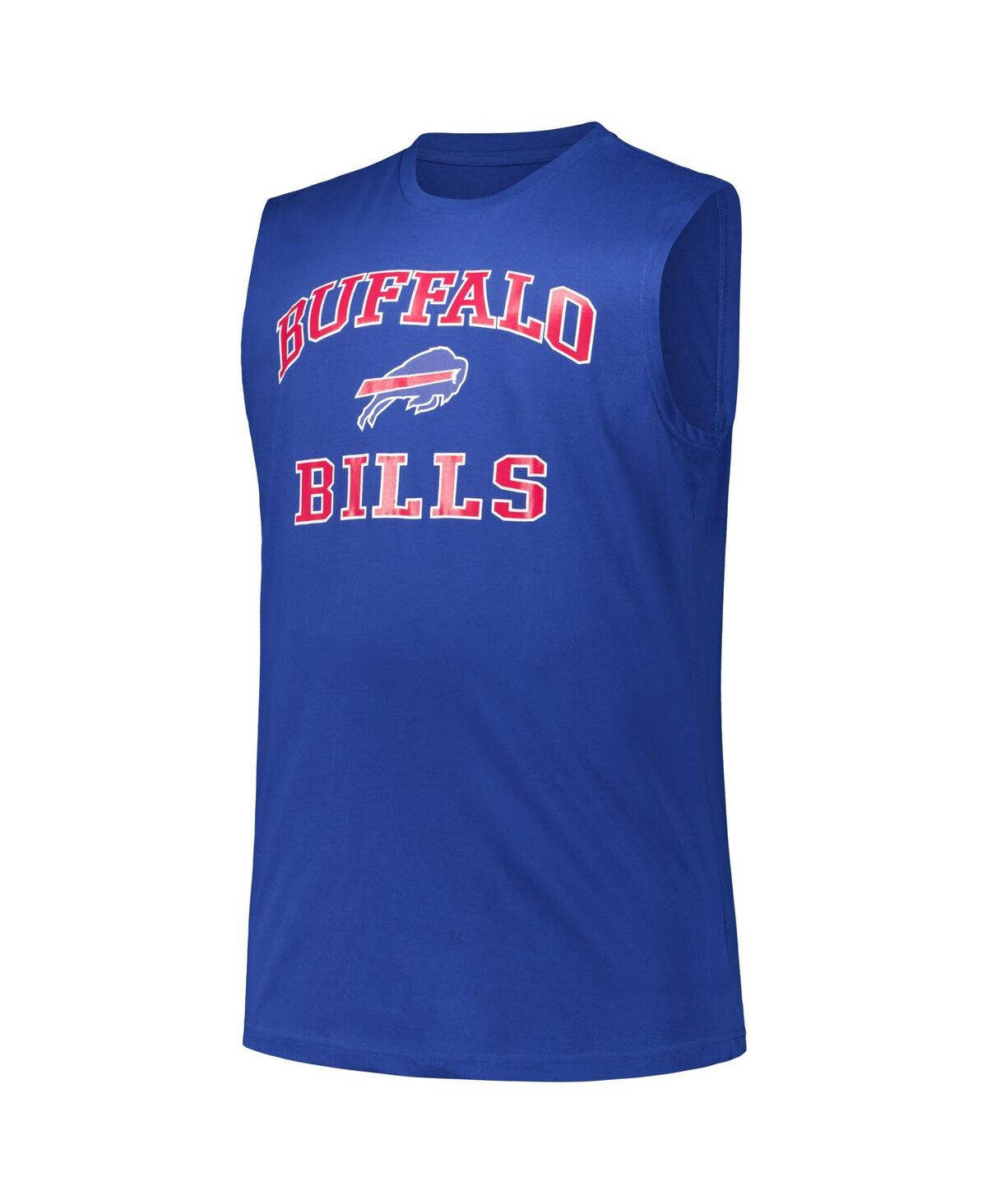 FANATICS MEN'S JOSH ALLEN ROYAL BUFFALO BILLS BIG TALL MUSCLE TANK TOP 