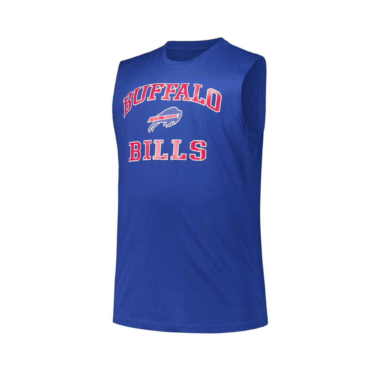 Men's Josh Allen Royal Buffalo Bills Big & Tall Muscle Tank Top