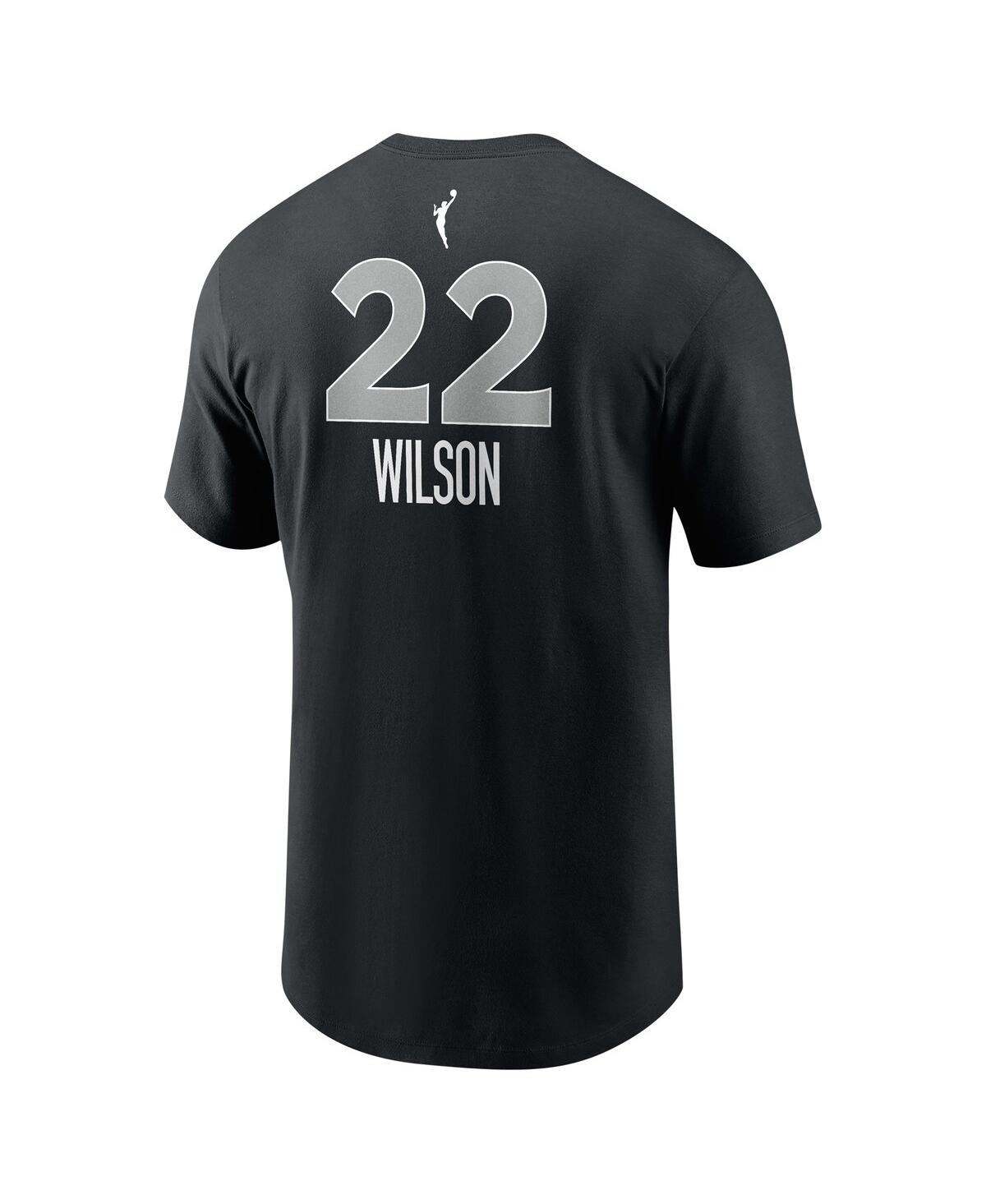 Nike Men's And Women's A'ja Wilson Black Las Vegas Aces Explorer Edition Name Number T-shirt In Black