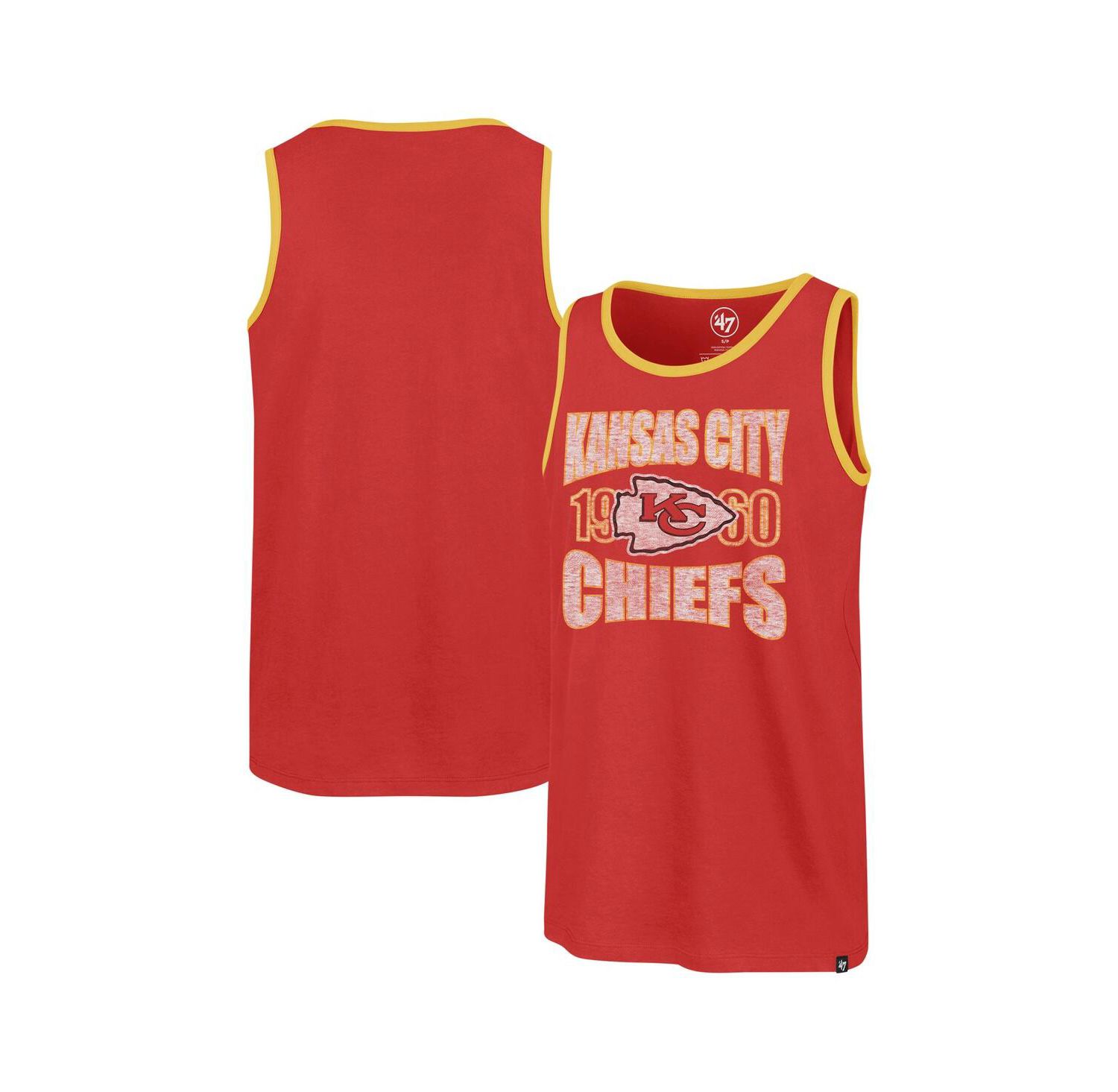 Men's Red Kansas City Chiefs Upload Franklin Tank Top