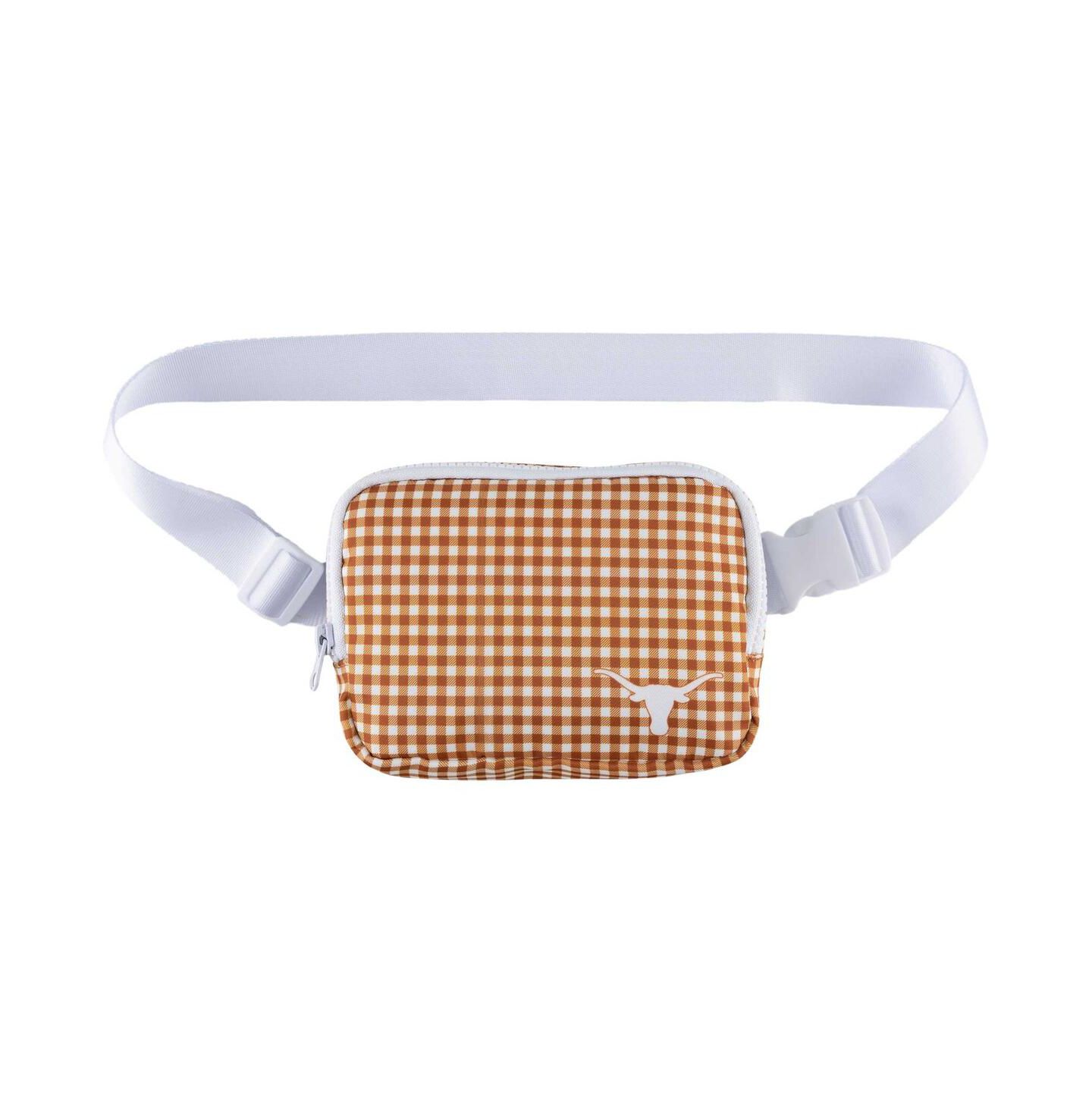 Женская сумка ZooZatz Texas Longhorns Gingham Fanny Pack — фото 1