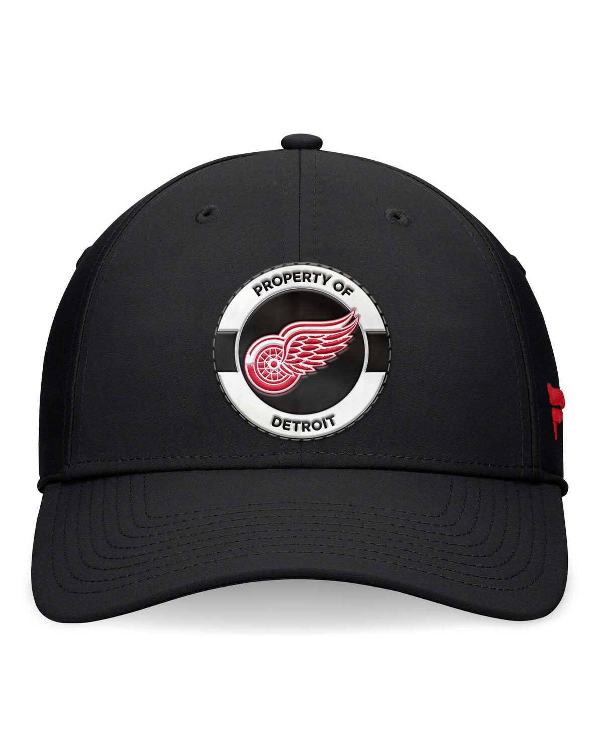 Fanatics Men'sDetroit Red Wings Authentic Pro Training Camp Flex Hat - Black