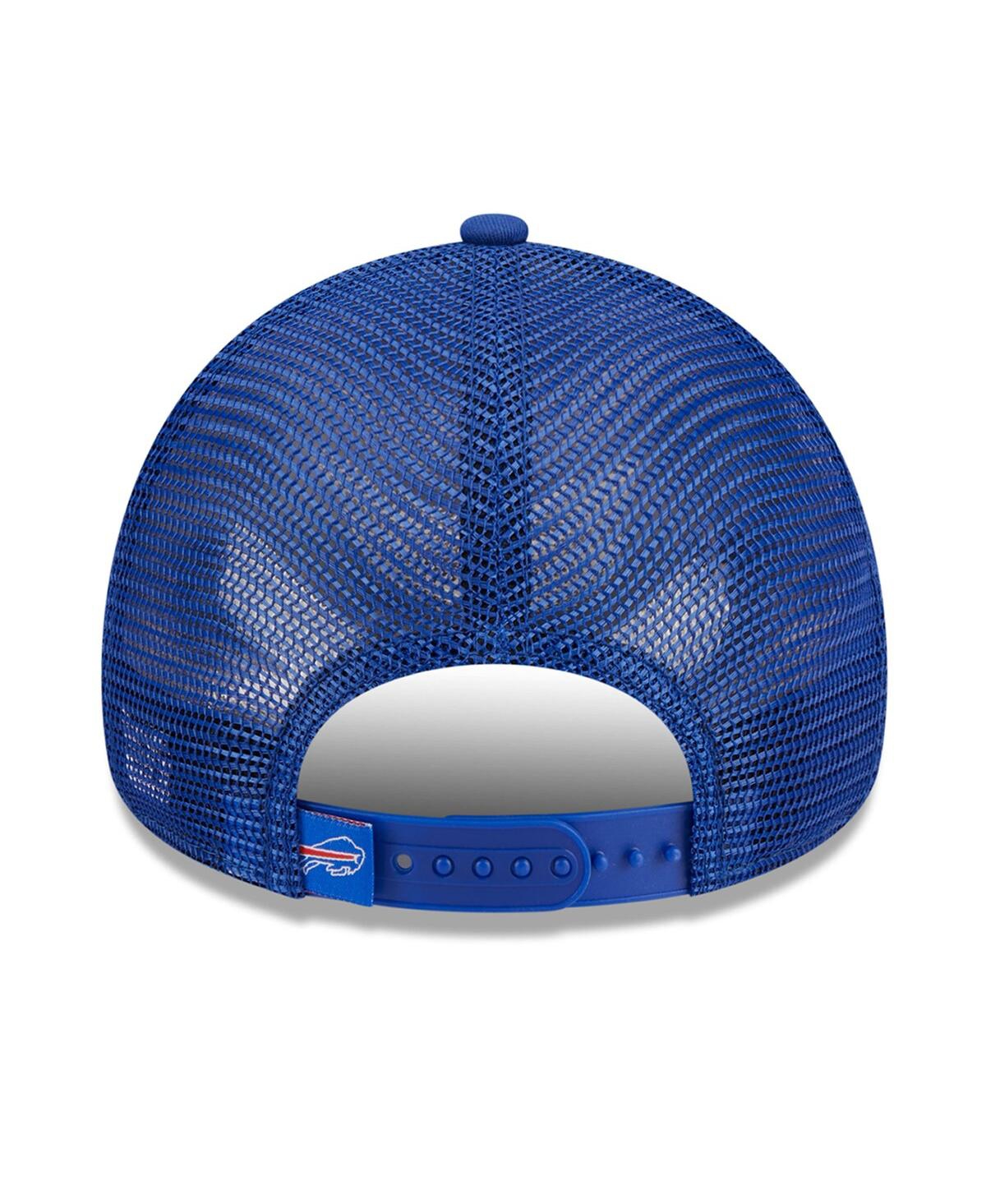 New Era Men's Royal Buffalo Bills Mcgee Trucker 9forty Adjustable Hat In Royal