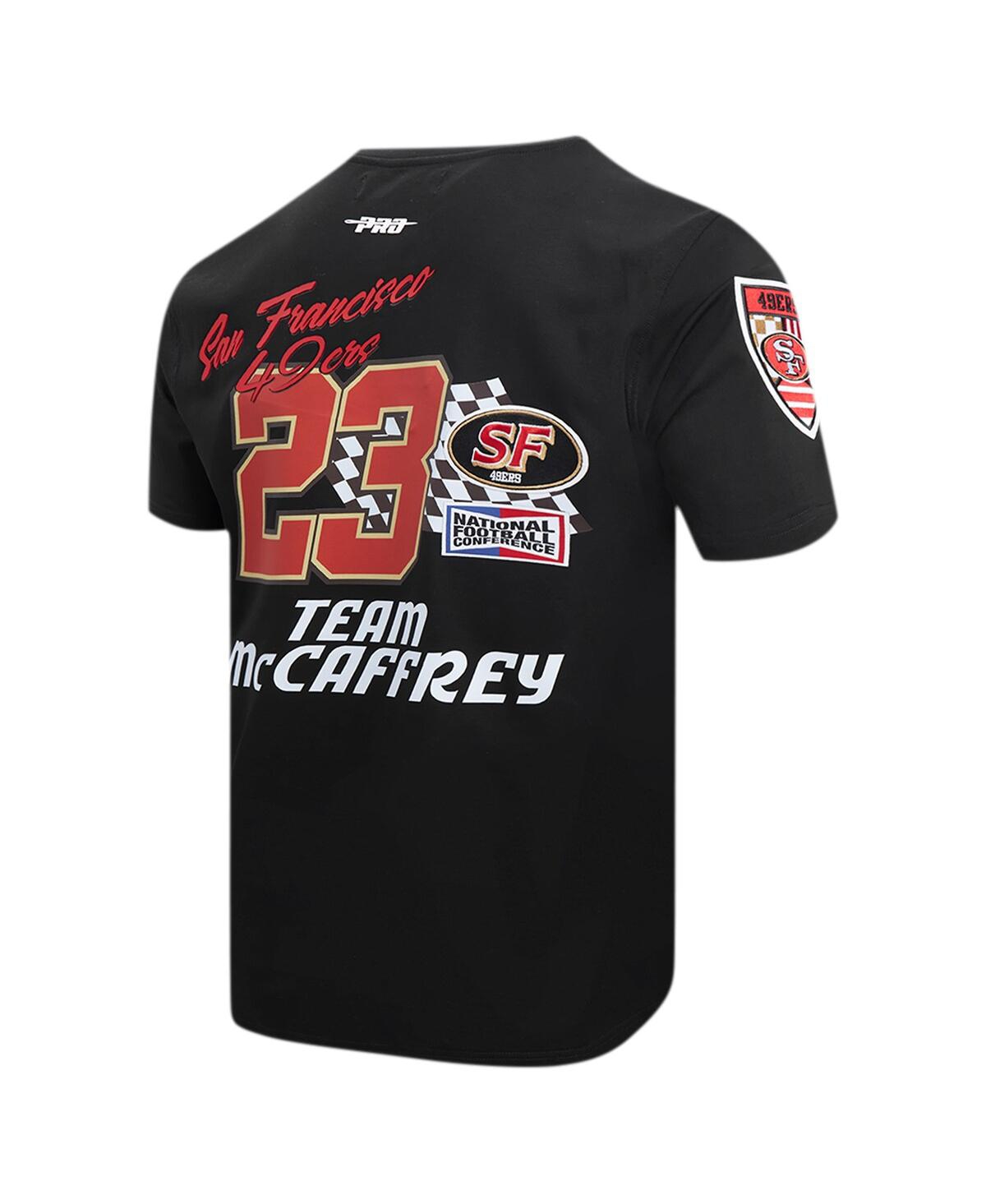 Pro Standard Men's Christian Mccaffrey Black San Francisco 49ers Fast Lane Name Number Player T-shirt In Black