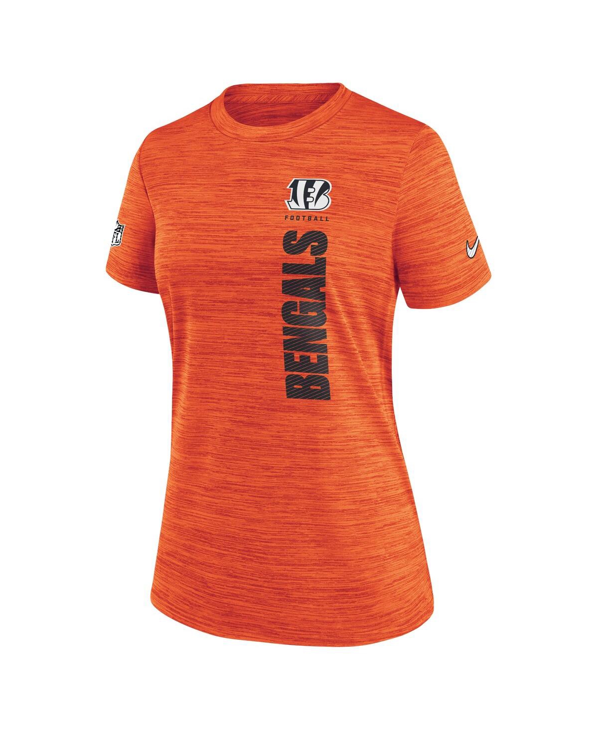 Nike Women's Orange Cincinnati Bengals Velocity Performance T-shirt In Orange