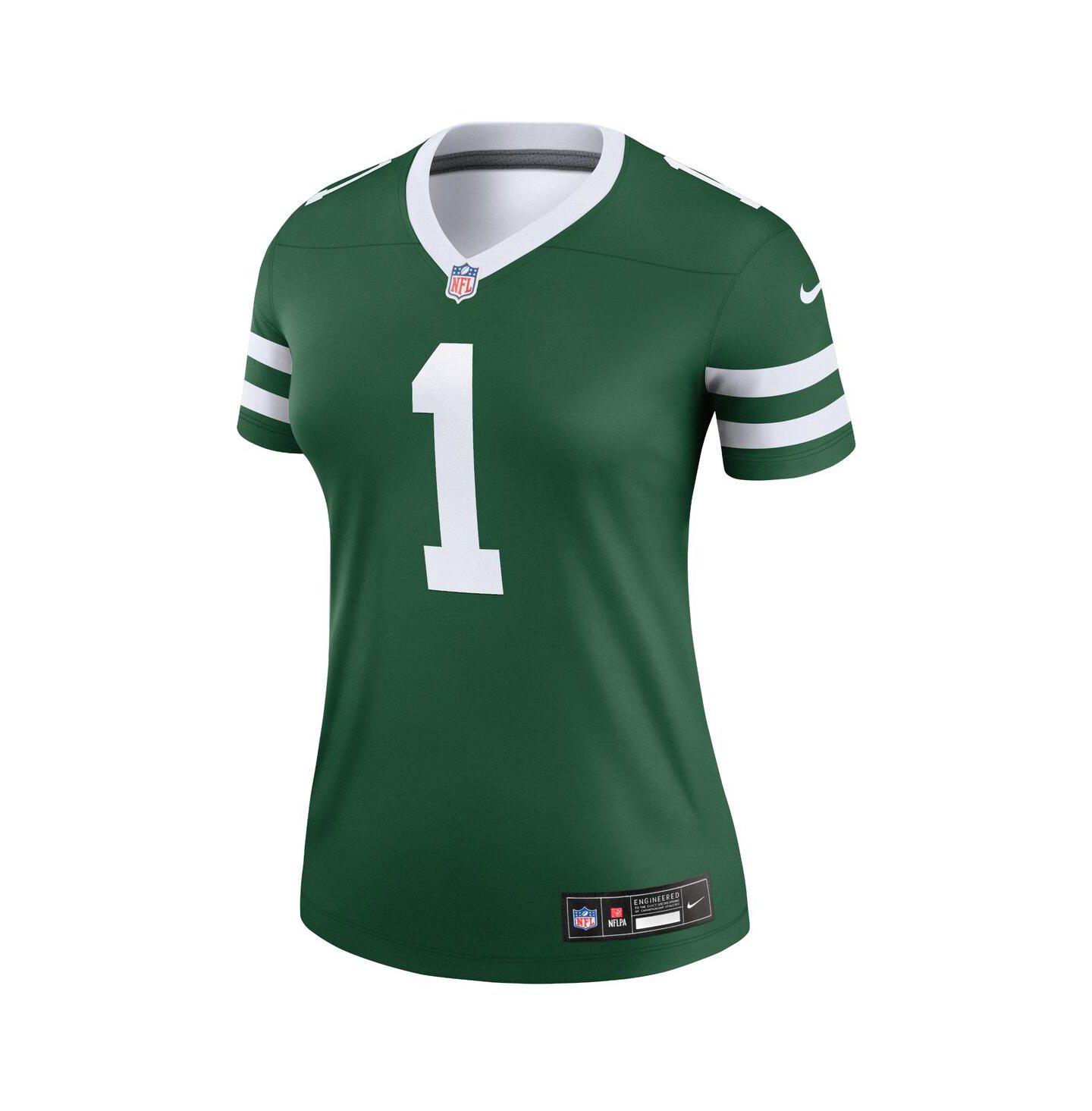 Женское джерси Nike Women's Ahmad Sauce Gardner New York Jets Legend Jersey, цвет: Зелёный — фото 2