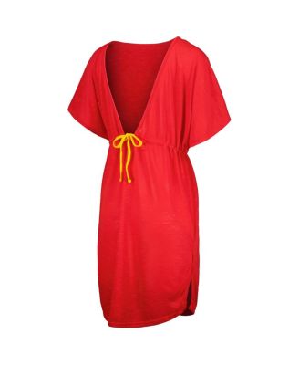 Women's Red Kansas City Chiefs Versus Swim Cover-Up