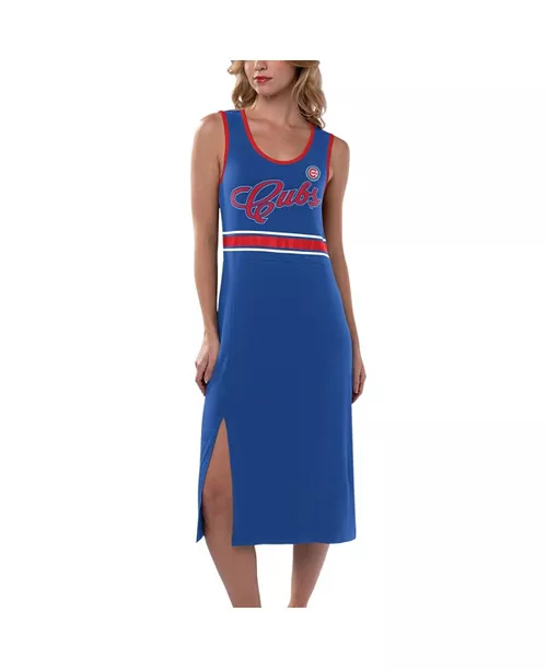 women's royal chicago cubs main field maxi dress