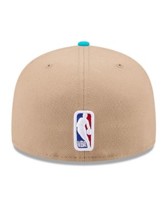 Men's Tan/Teal Charlotte Hornets 2024 NBA Draft 59FIFTY Hat