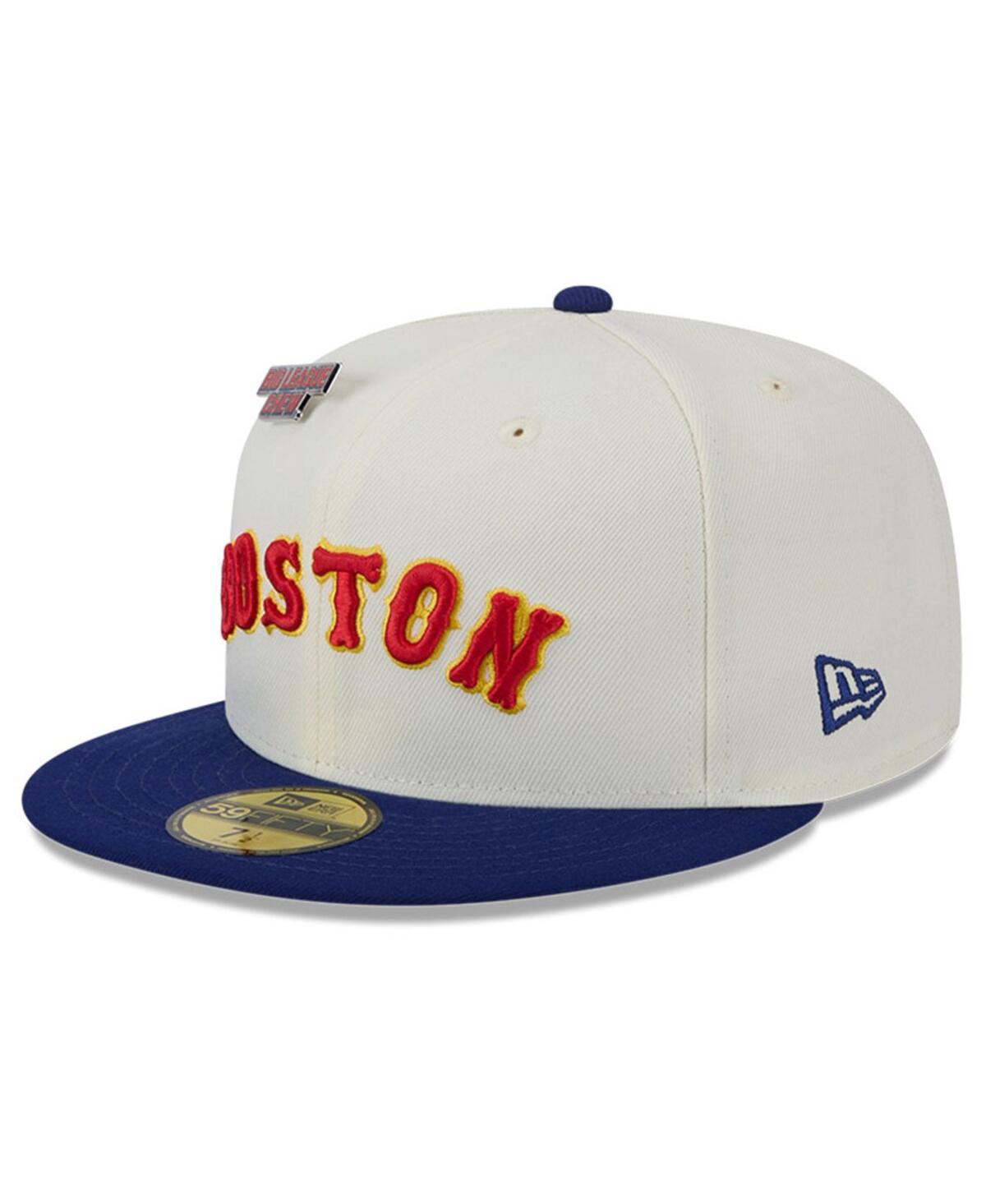 New Era Men's White Boston Red Sox Big League Chew Original 59fifty Fitted Hat In White