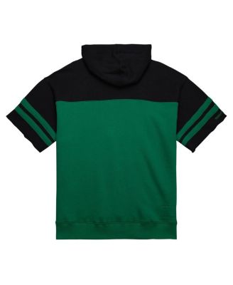 Men's Kelly-Green New York Jets Off Field Vintage-like Logo Short Sleeve Pullover Hoodie