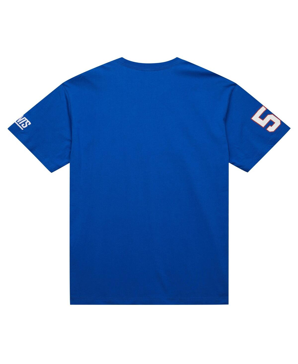 Mitchell & Ness Men's Lawrence Taylor Royal New York Giants Retired Player Nickname T-shirt In Royal
