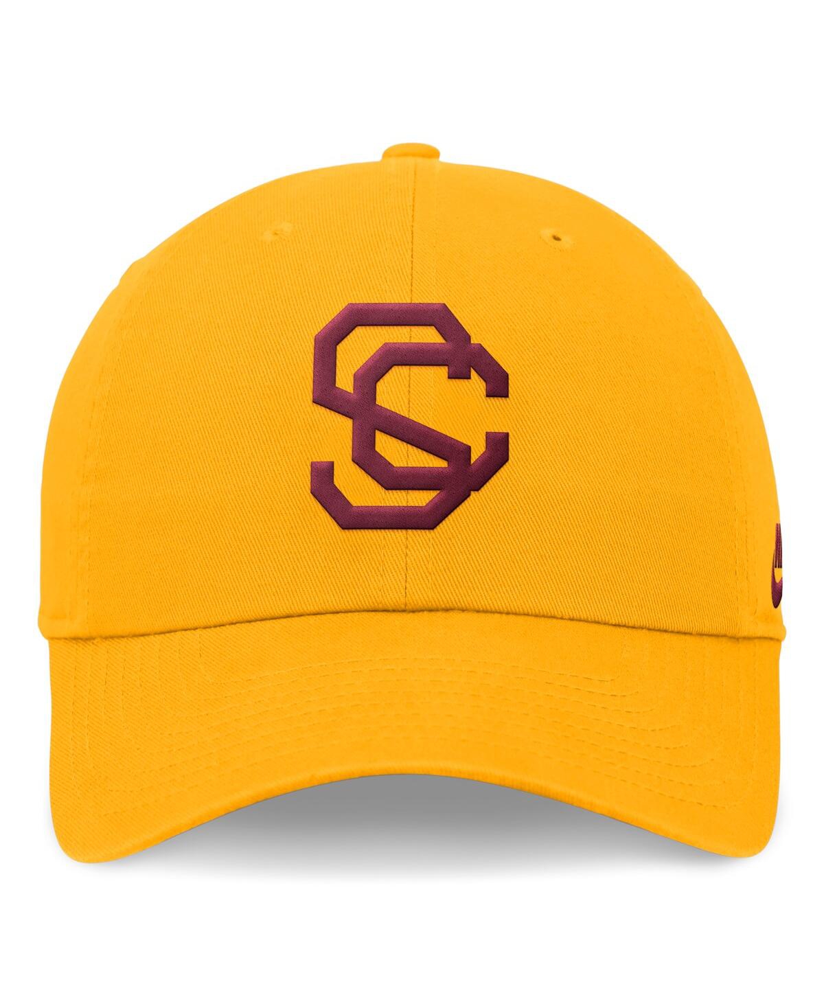 Nike Men's Gold Usc Trojans Legacy Club Performance Adjustable Hat In Gold