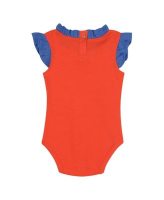 Newborn Baby Boys and Girls Red Team USA Looney Tunes Bodysuit and Bootie Set