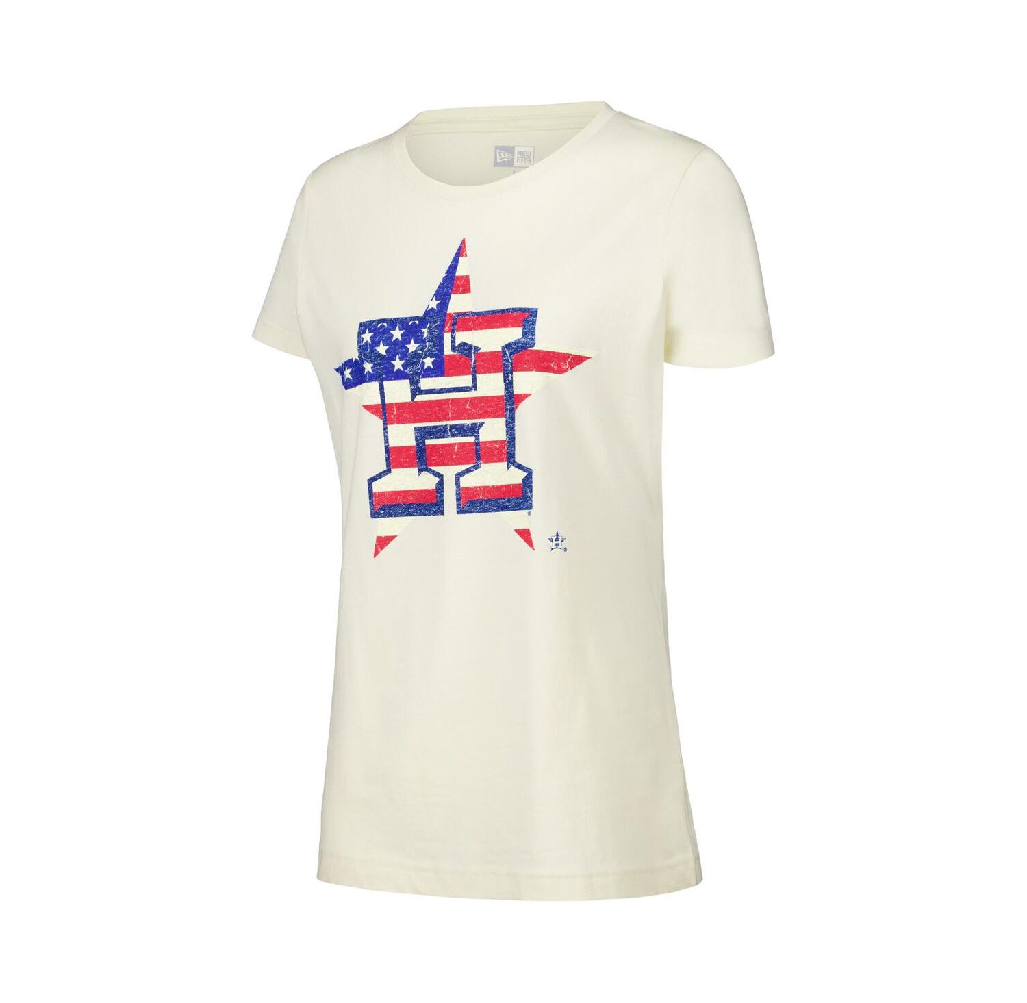 Women's Cream Houston Astros Vintage-like T-Shirt