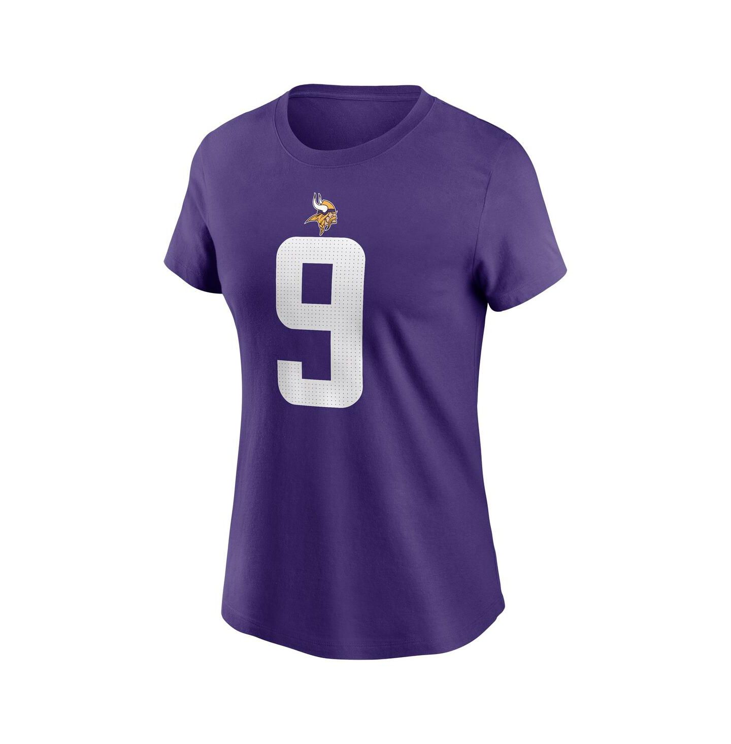 Женская футболка Nike J.J. McCarthy Purple Minnesota Vikings 2024 NFL Draft First Round Pick Name & Number — фото 2