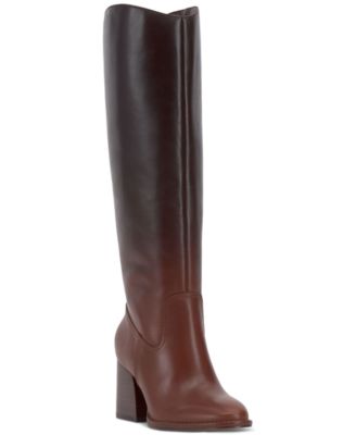 Vince Camuto Women s Leila Wide Calf Block Heel Knee High Boots Macy s