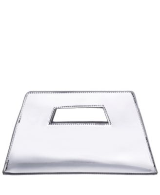Cut Out Handle Trapezoid Clutch