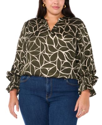 macy's nike plus size tops