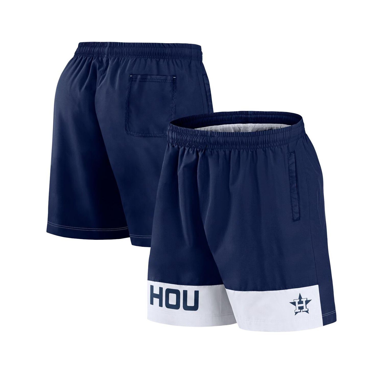 Men's Navy Houston Astros Elements Swim Shorts
