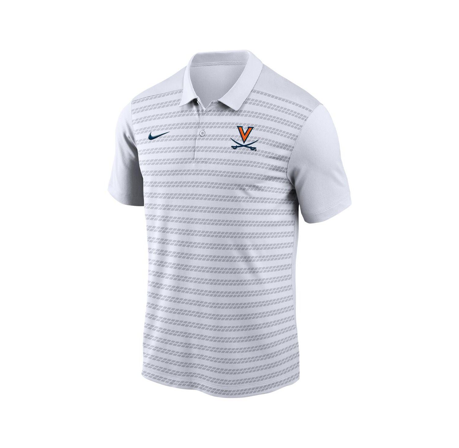 Men's White Virginia Cavaliers 2024 Early Season Coaches Sideline Polo Shirt
