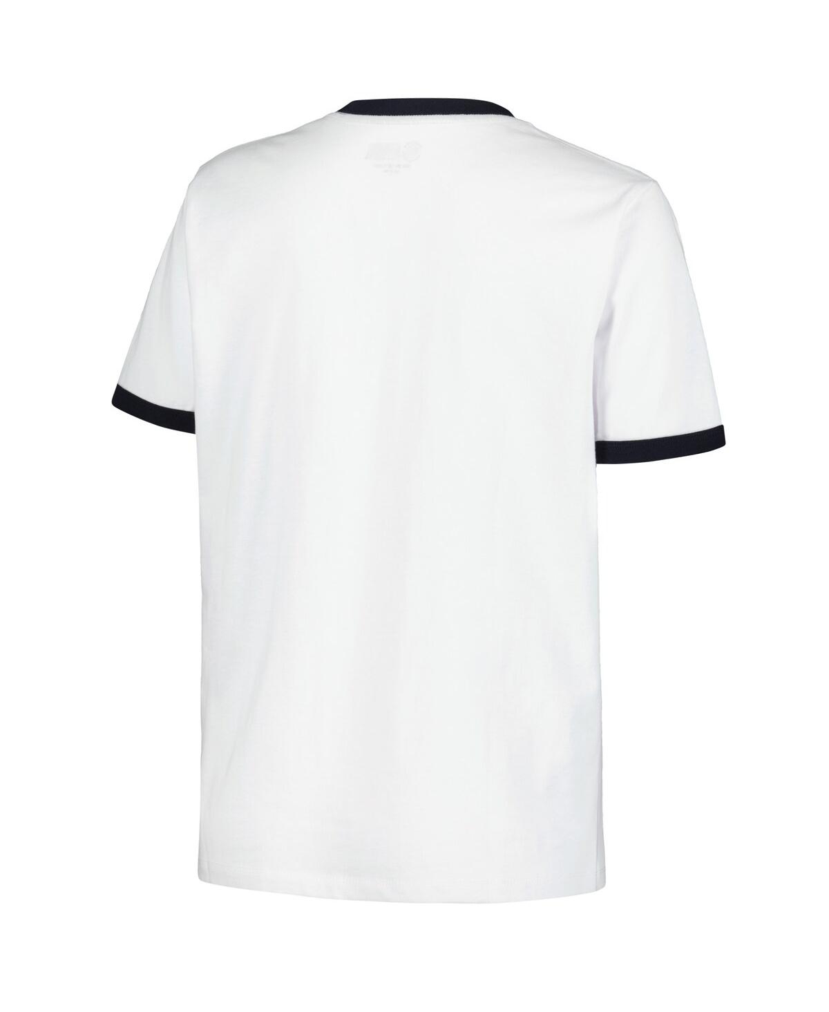 NEW ERA WOMEN'S WHITE NEW YORK YANKEES OVERSIZED RINGER T-SHIRT 