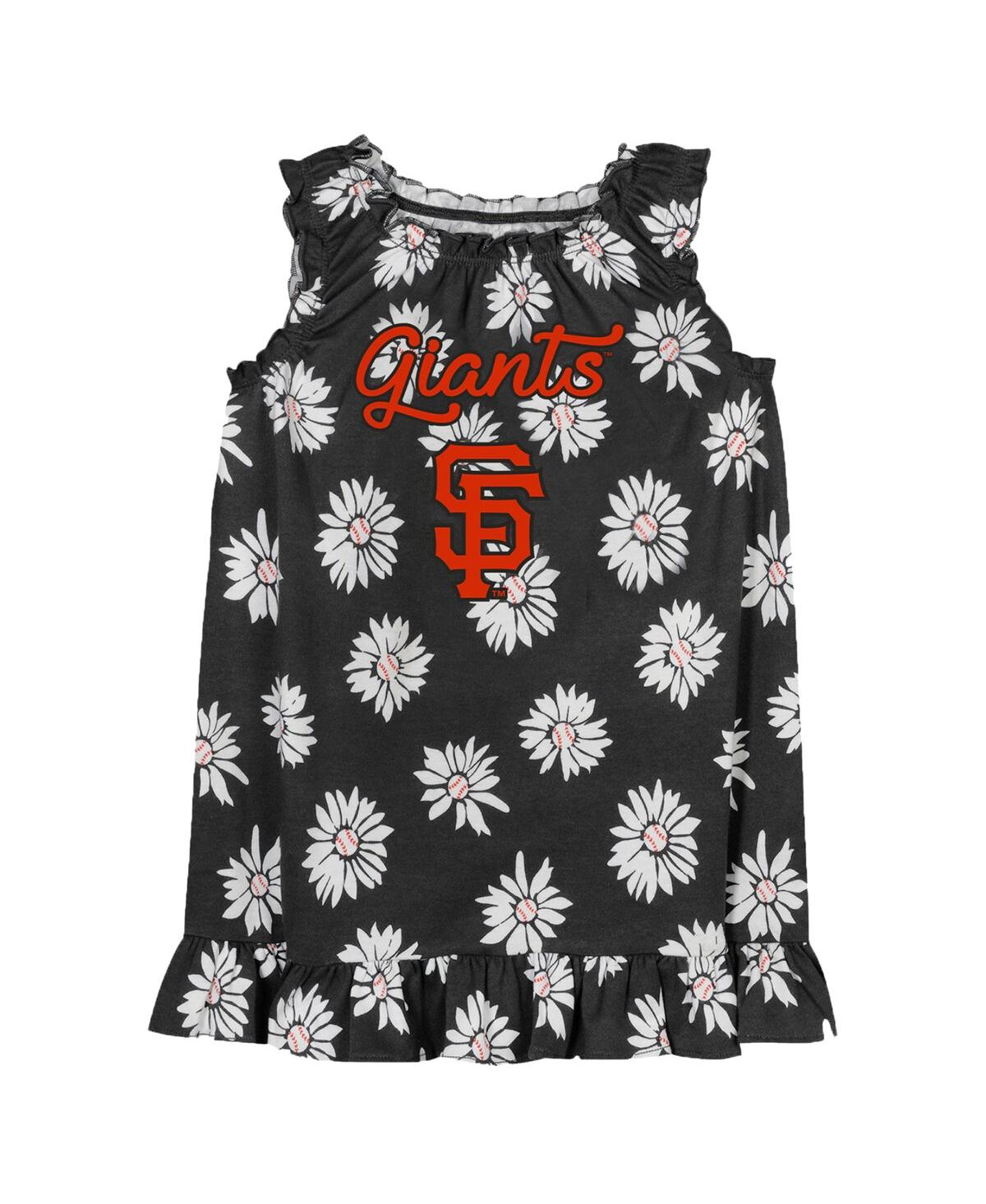 Fanatics Baby Boys and GirlsSan Francisco Giants Hop Skip Diaper Cover Set - Black, Gray