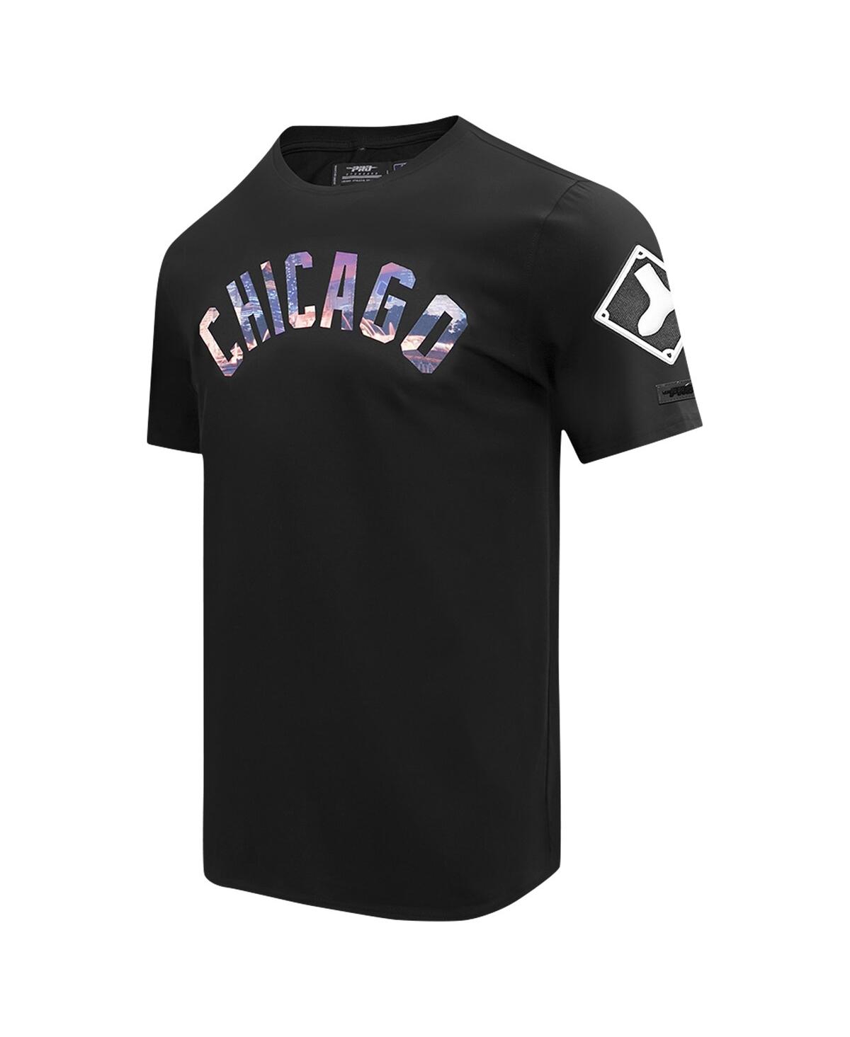 Pro Standard Men'sChicago White Sox Cityscape T-Shirt - Black