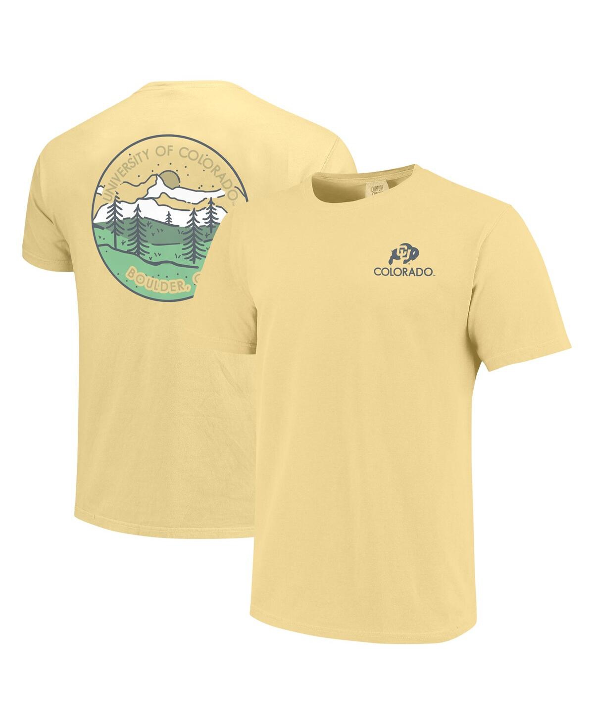 Image One Unisex Gold Colorado Buffaloes Scenic Comfort Colors T-shirt In Yellow