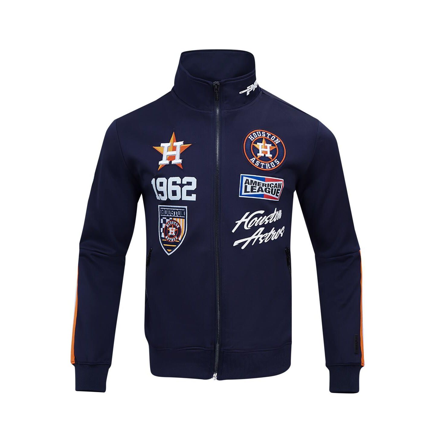Мужская куртка Pro Standard Navy Houston Astros Fast Lane Full-Zip Track — фото 2