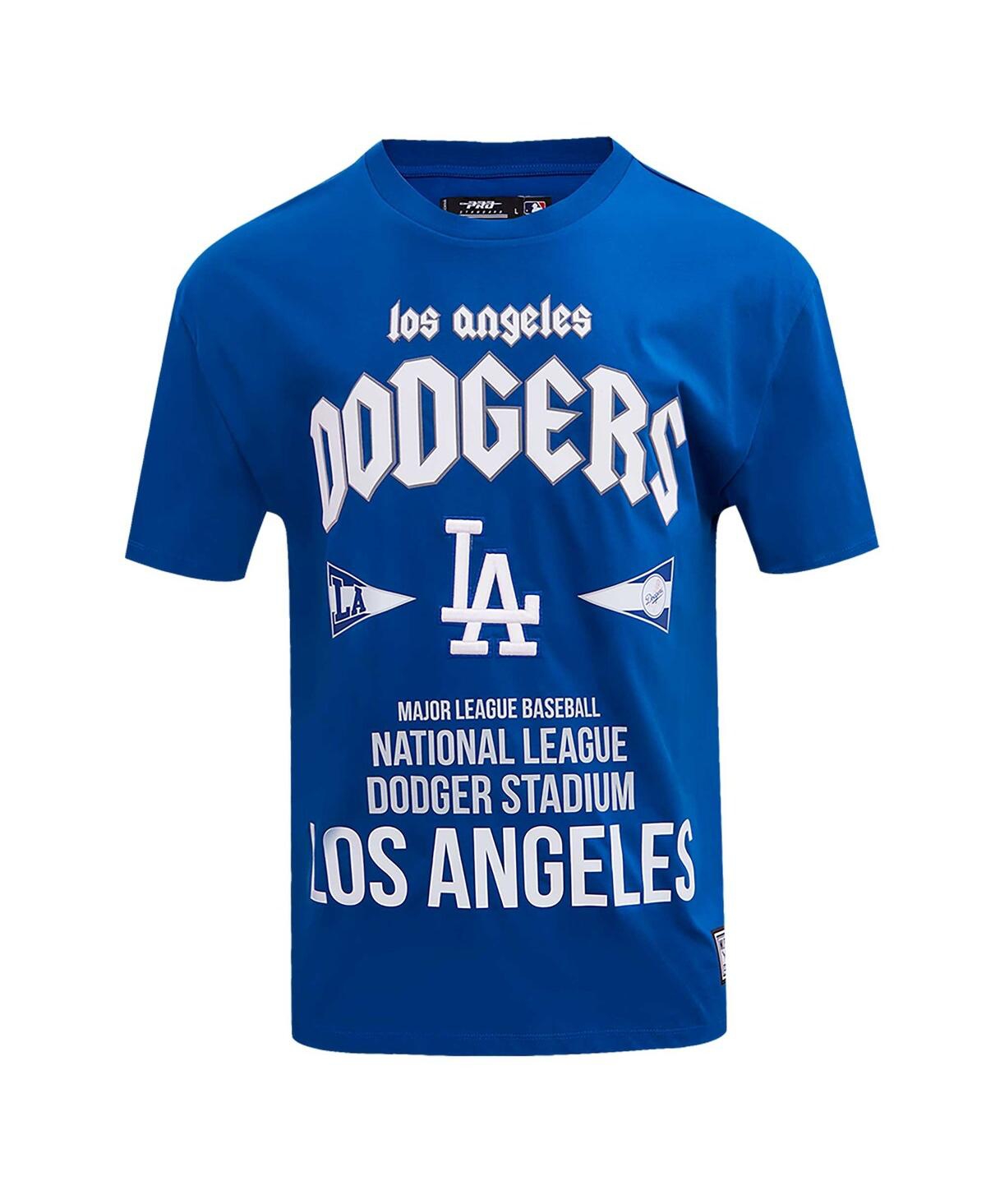 Pro Standard Men's Royal Los Angeles Dodgers Oversized City Tour T-shirt In Royal